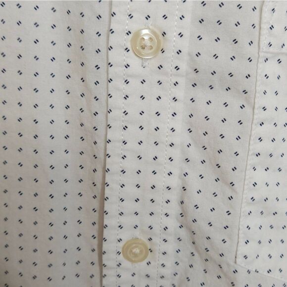 Banana Republic White Casual Button Down Shirt - Picture 6 of 11